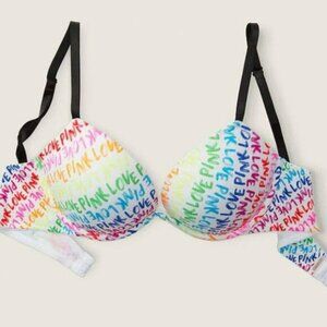 VICTORIA'S SECRET Wear Everywhere Super Push-Up Bra, Size 38B, gently used, worn